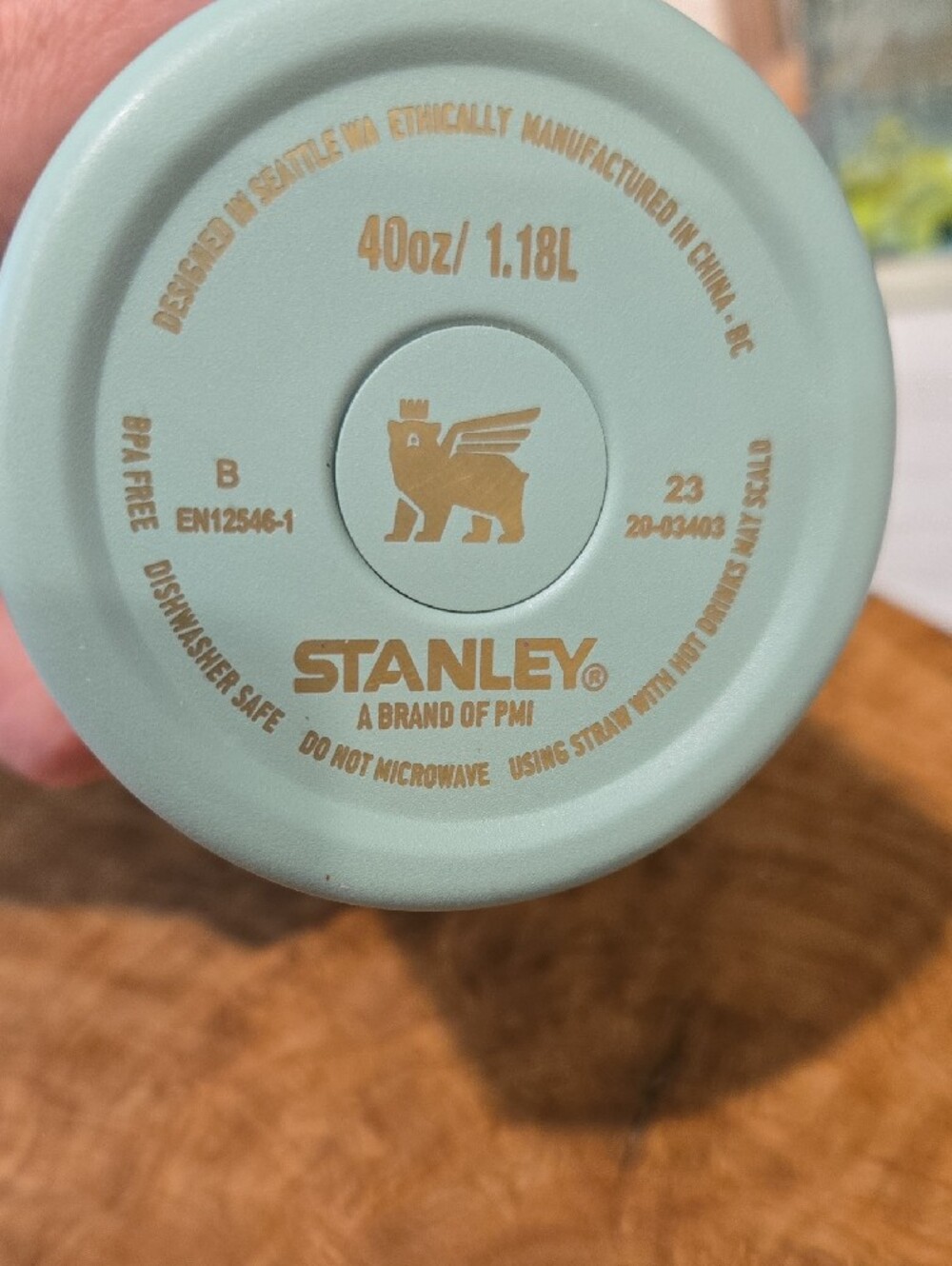 Stanley LV Collaboration Mint Green Insulated Travel Mug - Picture 8 of 8